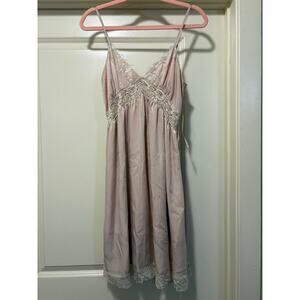 Everleigh NWT Boho Lace Satin Slip Dress